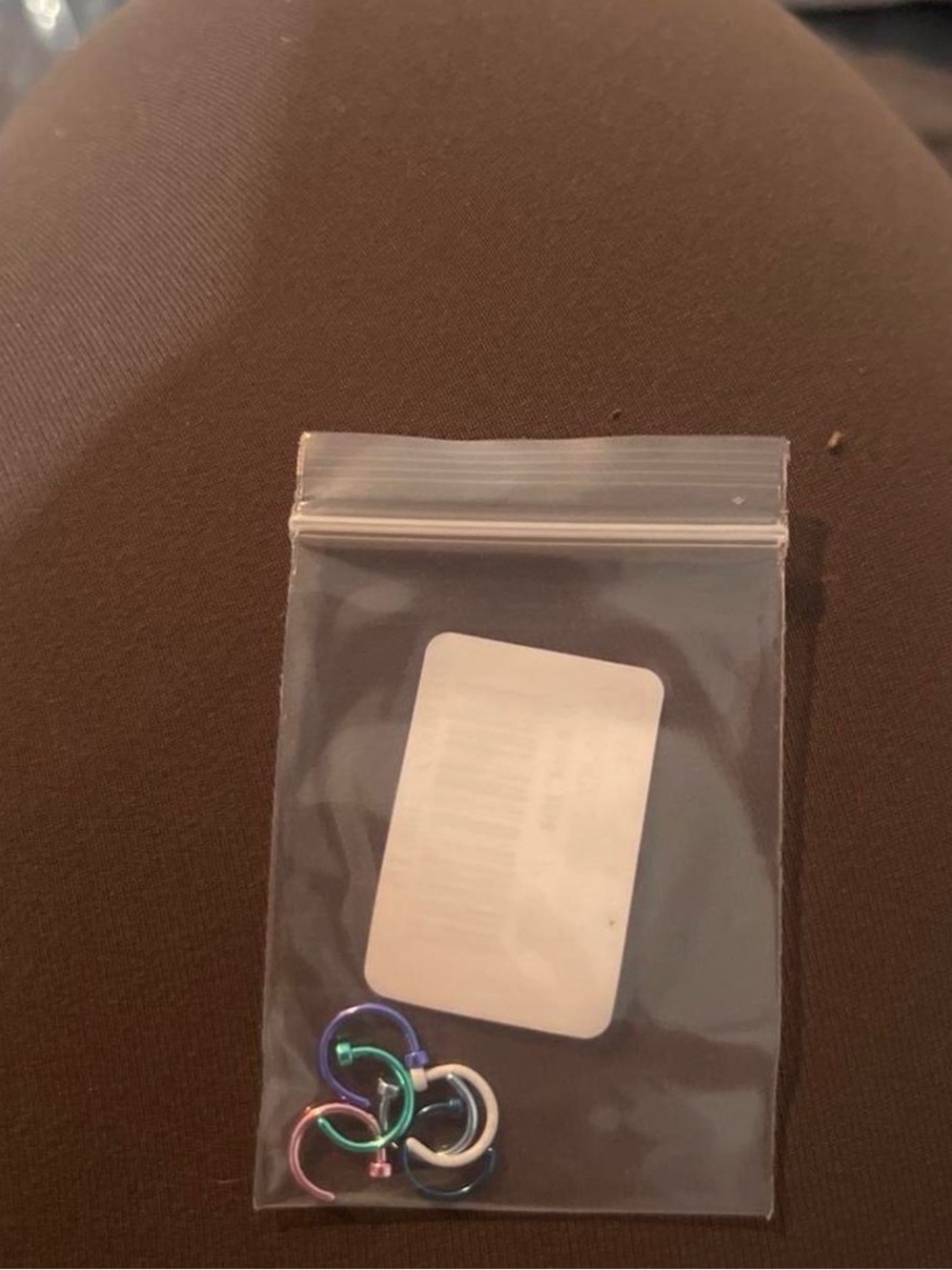 Multi-Color Metal Keyring Hoops - Pack of 6